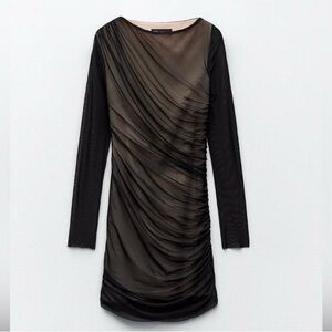 Zara Mixed Tulle Dress